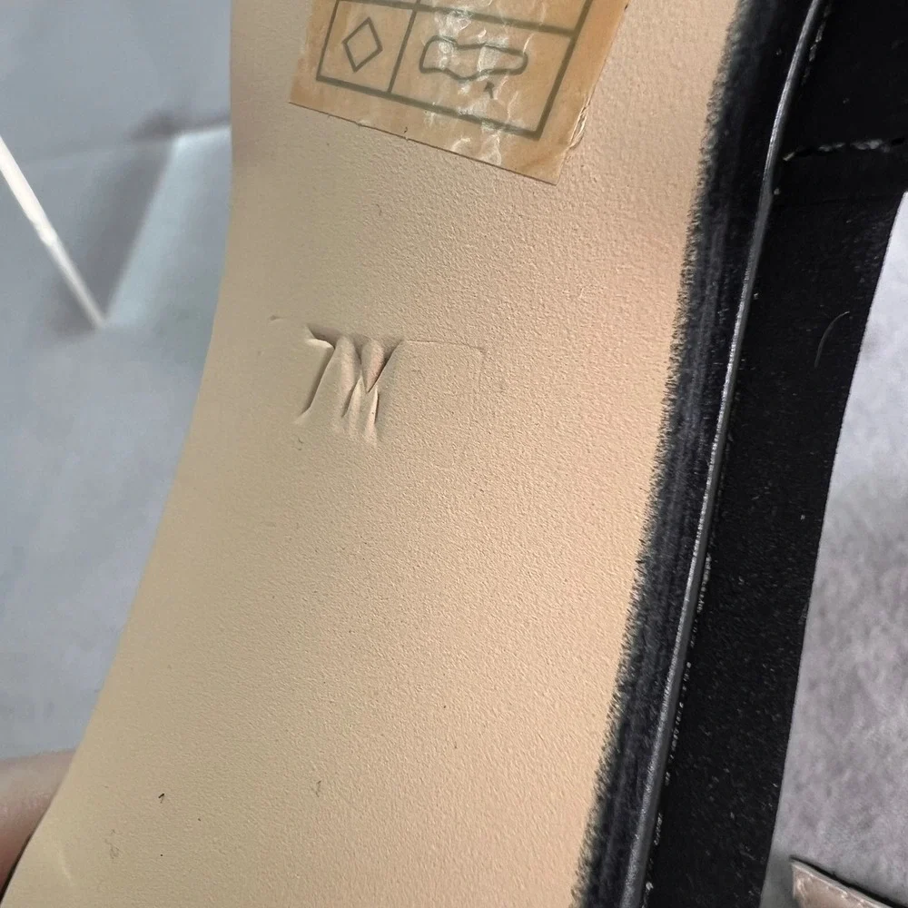 Benjamin Walk Touch Ups Amanda Black Modern Classic Dressy Heels 7M‎